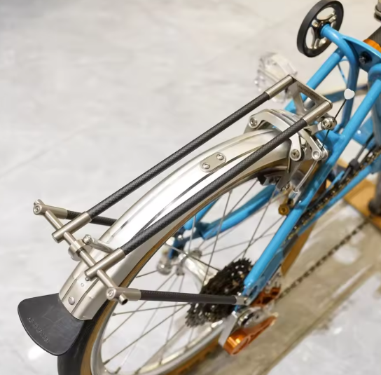 UJ rack2 Union Jack Titanium + Carbon Brompton Rack - Image 1